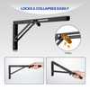 Ravinte -2 Pack 20 Inch Folding Shelf Brackets – Matte