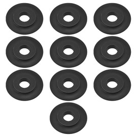 YINETTECH 10Pcs Spare Copper Pipe Slice Cutting Wheel Blade 18 * 3 * 5mm Replacement Cutting Wheel For 3-28mm 3-35mm 4-28mm 5-50mm Tube Cutter, Black