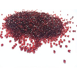 Jane Shop Acrylic Diamonds, 3 mm Acrylic Color Faux Round Crystals Treasure Gems Tabletop Confetti Crystals for Table Confetti, Table Scatters, Vase Fillers, Party Decoration (5000 pcs Burgundy)