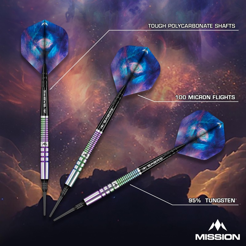 Mission | Celestial Darts | Soft Tip Darts Set |