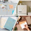 6 Sheets 3D Puffy Gold Letter Stickers, 316 Pcs Alphabet