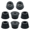 sourcing map Pack of 8 Chair Leg Caps Rubber Feet