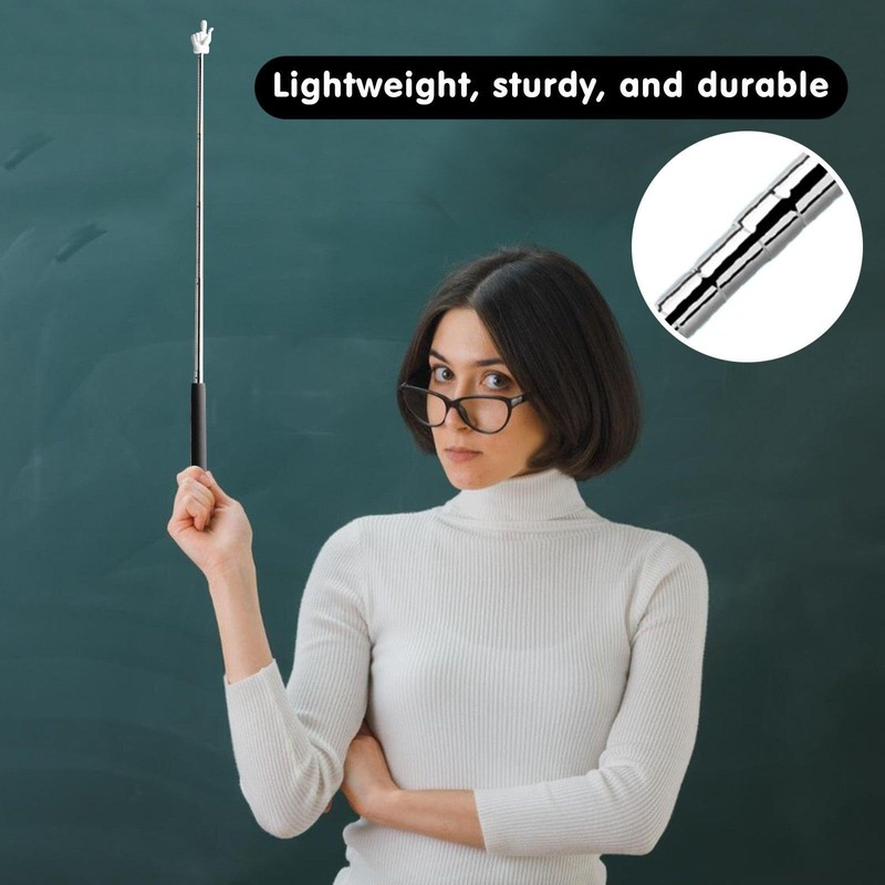 3 Pieces Retractable Finger Reading Sticks, Creative Teaching Tools, Children's