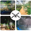 Adjustable Mist Cooling System Nozzle 360 Degree Pets Reptiles Greenhouse