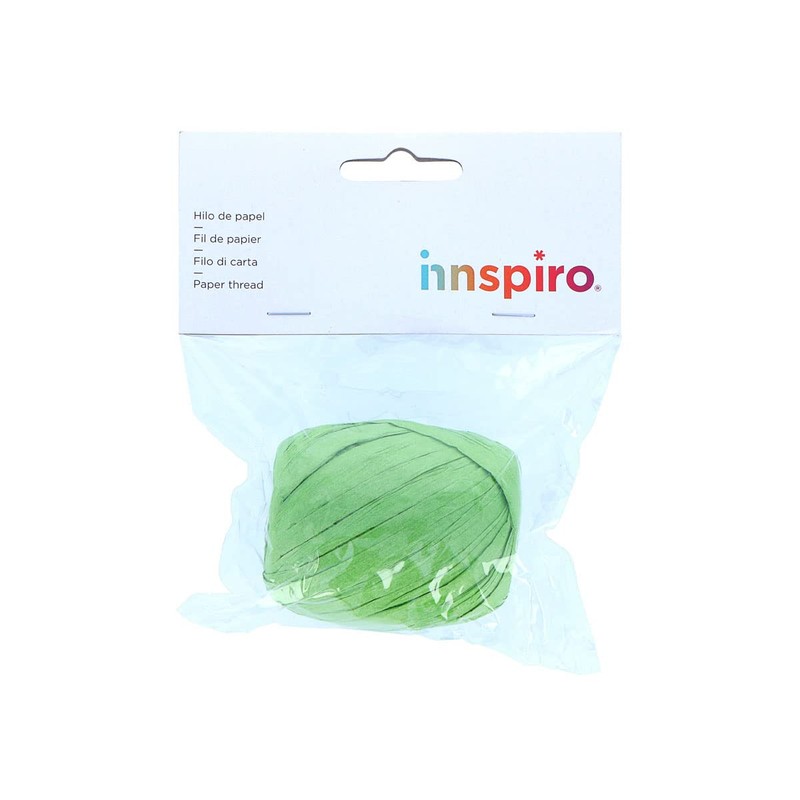 INNSPIRO Green Paper Raffia 4mm x 30m