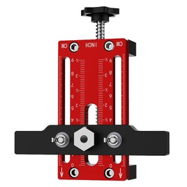 MYLEUS Cabinet Door Installation Positioner, Aluminum Alloy Cabinet Hardware Jig, Adjustable Length Installation Tool for Most Cabinet Doors, Heavy Duty and Easy to Use