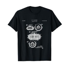 Curling Patent - Stone T-Shirt