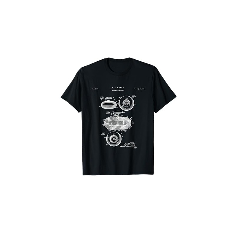 Curling Patent - Stone T-Shirt