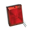Bargman 31-86-101 Tail Light (Red Single with Stop/Tail/Turn - Black