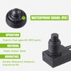 EPLZON KP-107 Waterproof Push Button Switch 12V ON/Off SPST Switch