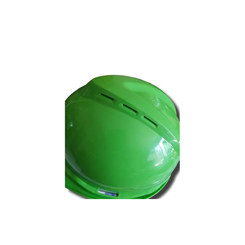 Hard Hat, FrtBrm, NnSlttd, 4Rcht, Hi-Viz Grn