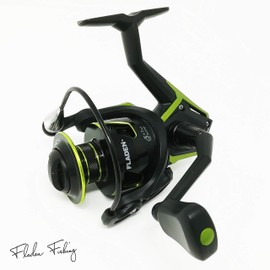 FLADEN Fishing - MAXXIMUS PREDATOR 530 Reel Front Drag 5 plus 1 Ball Bearing Aluminium Fixed Spool Gear Ratio 5.1:1 and Spare Spool - For Freshwater & Light Sea (FD 540-12lbs / 160yds) [11-8240]