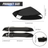 Side Mirror Cover Cap + Door Handle Covers Kit Compatible