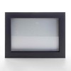 Black 20x30 Wood Shadow Box Display Frame with Silver Acid-Free