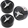for Magic Bullet Blender Blade 3 Pack, Cross Blades Replacement