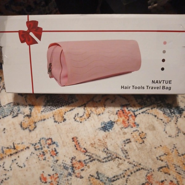 Navtue Hair Tools Travel Bag Color BLACK With Silcone Heat