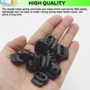 LRMYS Dual-Holes Spring Cord Locks Set, Double 5mm Holes Loaded