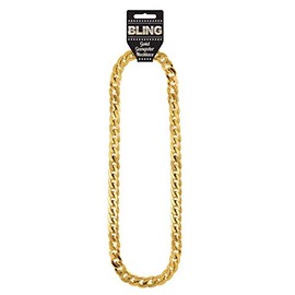 HENBRANDT Adult Gold Gangster/Rapper Chain Necklace 81cm