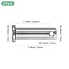 M METERXITY 6-Pack Single Hole Clevis Pins, M10 x 35mm