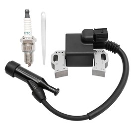 Anxingo 30500-Z5R-003 Ignition Coil with spark plug kit Replacement for Honda GX340 GX390 GX240 GX270, Replace 30500-Z5T-003 30500Z5T003