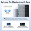 USB C Adapter for MacBook, 8 IN 2 USB C