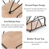 Napkin Holder for Tables, Flat Serviette Holder with Weighted Arm