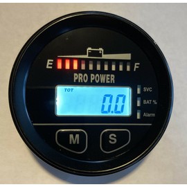 ProPower LiFePO4 Battery Monitor for 12, 24, 36 and 48 volt systems -Lithium Batteries
