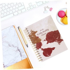 Operitacx Planer Notizblock Notizbuch Zeitschrift Notizen Student Akademisch Notizbücher Gebundene Ausgabe Schule Digital Spiral- Liste Schreibbuch Papier