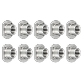 METALLIXITY Spot Weld Nuts (7/16-20) 10Pcs, Carbon Steel Double Tab Fastener Nut - for Building Industrial