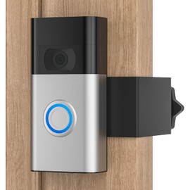 PAIKIUU Ring Doorbell Holder No Drilling Anti-Theft Ring Doorbell Holder Ring Doorbell Mounting Bracket Ring Doorbell Accessories for Ring Video Doorbell 1/2/3/3 Plus/4
