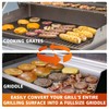 Hisencn Cast Iron Griddle Insert for Nexgrill 720-0830H, Nexgrill 720-0830X,