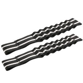 VOFONO 2PCS Adjustable Nylon Door Strap Fit for Jeep Wrangler TJ JK JL CJ JKU YJ Replacement Door Straps Updated Heavy Duty Door Limiting Check Strap,Black and White