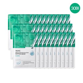 Home Shopping's latest AHC AHC Mask Pack Absolute Return Kaming 30 sheets / 홈쇼핑 최신상 AHC 순면 마스크 팩 앱솔루트 리턴 카밍 30매