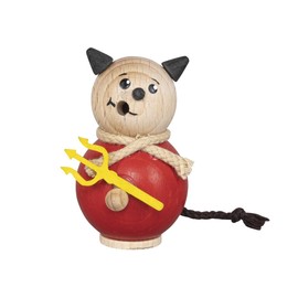 SAICO Mini Smoke Figure / Incense Figure - Devil - Height of 8 cm - A Charming Piece of Traditional Crafts - Lovingly Designed Incense Figure - Compact yet Detailed - Made in Germany