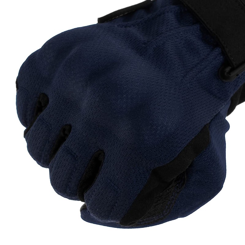 Komine GK-2493 Protect Vintage Mesh Gloves, Motorcycle Gloves, Black, XL