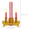 Beaupretty Led Decor Led Electronic Incense Burner Stick Buddhist Candle