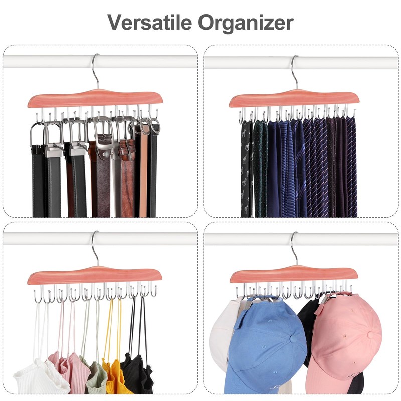 TOPIA HANGER Bra Hangers for Closet Organizer, Cedar Wooden Hangers