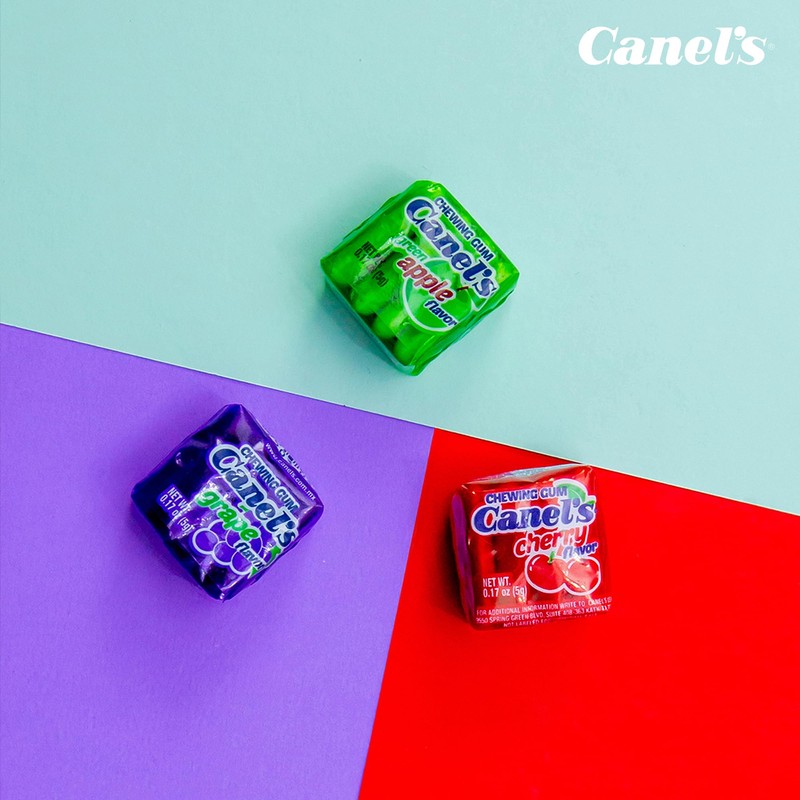 Canel's 4-Piece Gum Pack in Fruit Flavors - Cherry, Banana,