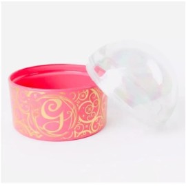 Wicked NEW WICKED Oz MOVIE-Glinda Bubble Glass Decor & Journal-Hard To Find-Pink