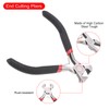 HARFINGTON End Cutting Pliers 4.5" Mini End Nipper Jewelry Pliers