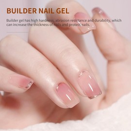 JODSONE 10 ML Builder Gel Nail Set Building Nail for Nail Apex and Extension Strengthener Hard Need to Cured By Nail Lamp