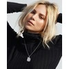 Ticome Exquisite Stainless Steel Juice Box Pendant Necklace,Simple Personality Fashion