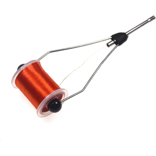 Black Spool Tool Ceramic Tip Fly Tying Bobbin Holder Light