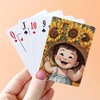 CafePress Happy Sunflower Baby Boy Standard Size Playing Cards