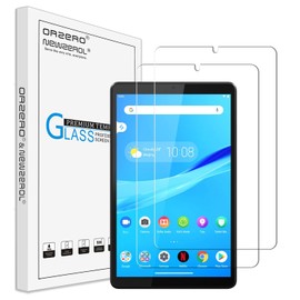 Orzero (2 Pack) Tempered Glass Screen Protector Compatible for Lenovo Tab M8 8 inch (Not for Tab M8 4th 2023), Protector De Pantalla 9 Hardness HD Anti-Scratch Full-Coverage