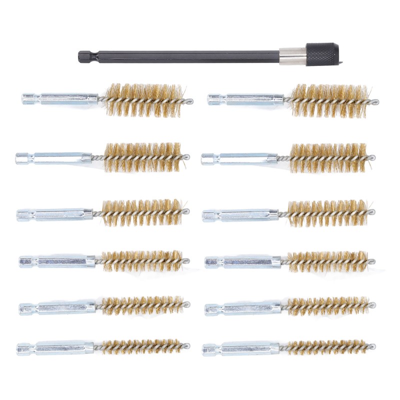 13 Pcs Bore Brush Set 8mm 10mm 12mm 15mm 17mm