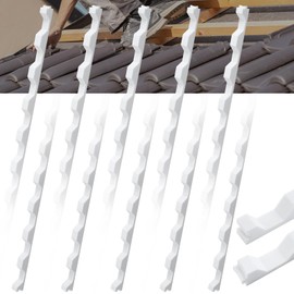 Maasechs 10 Pcs 36 Inch Foam Closure Strips for Metal Roofing Panels White Octagonal Roof Foam Closure Strips for Metal Corrugated Roofing Panels
