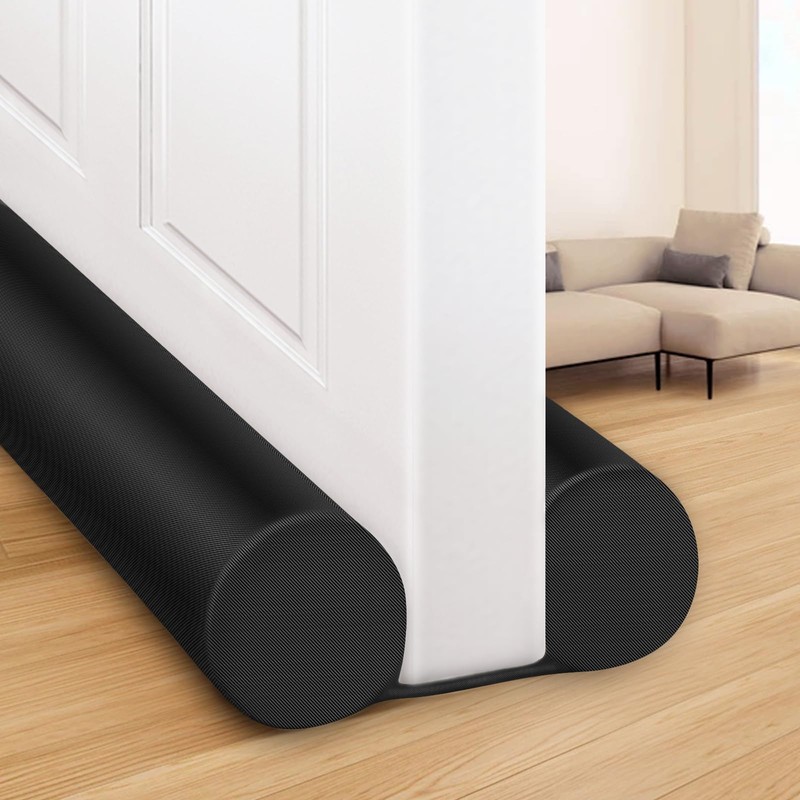 MAXTID Twin Door Draft Blocker Seal Large Door Gap Noise