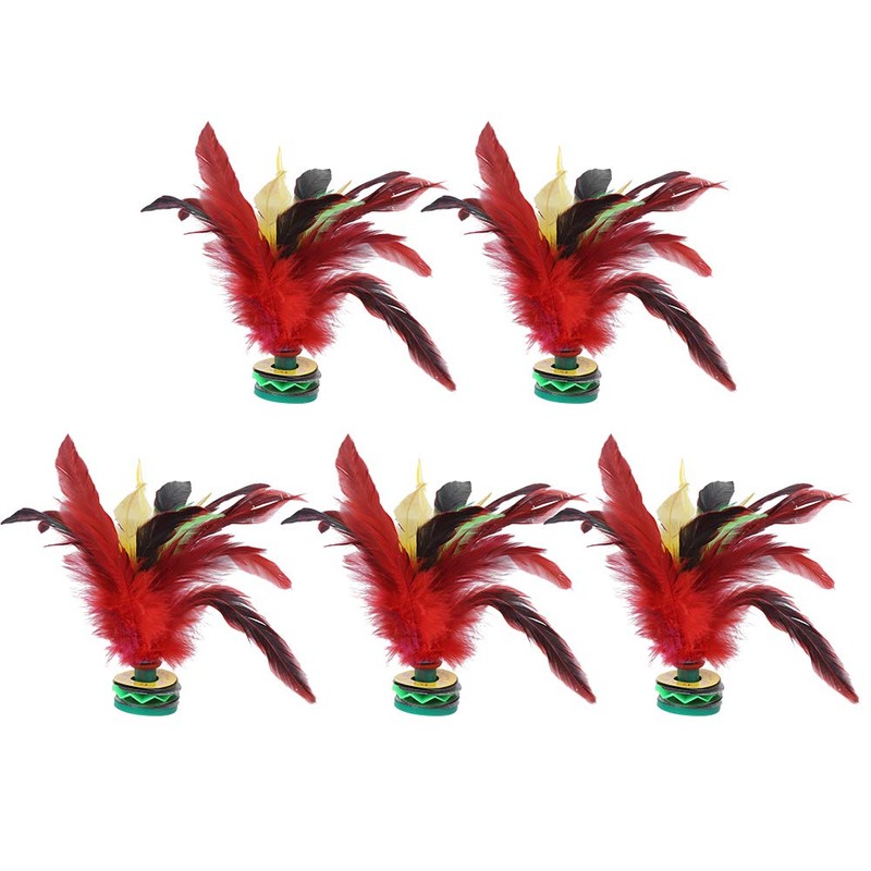 Demeras Handmake Kick Shuttlecock Portable Foot Kick Shuttlecock Light Height