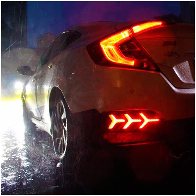 Dreamseek LED Trunk Bumper Light for Honda Civic Sedan (10th